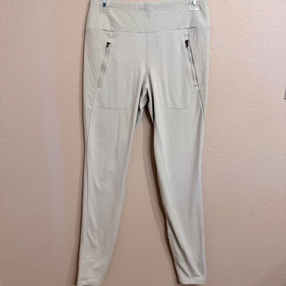 Athleta Peak Hybrid Fleece Tight Gray Tall Small Insulated Leggings 982512